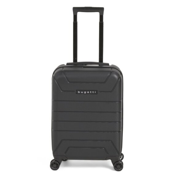 BUGATTI Black 20in Osaka Hardside Carry-on Spinner - Picture 1 of 2